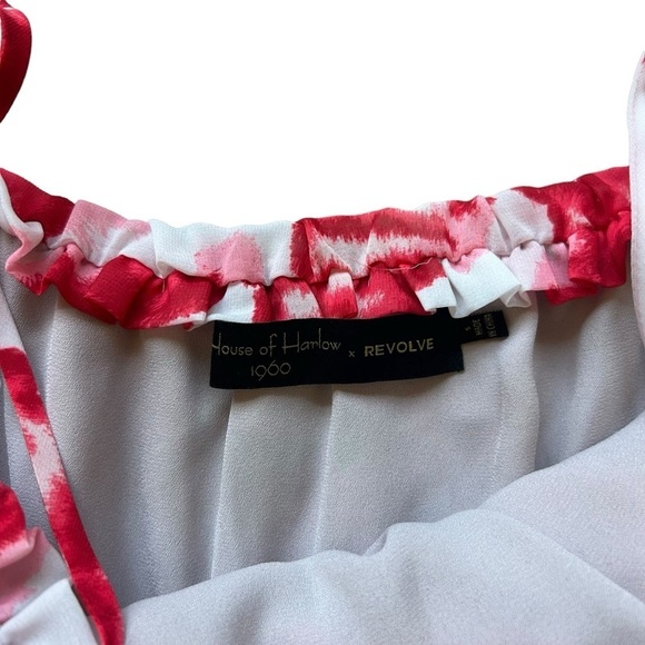 House of Harlow REVOLVE Davi Midi Dress in Pink Reims Floral sleeveless small - Picture 4 of 10